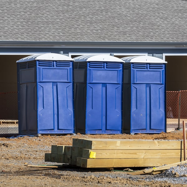 how often are the porta potties cleaned and serviced during a rental period in Skokie IL